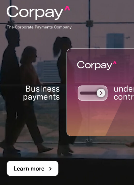 Corpay branded display and marketing materials